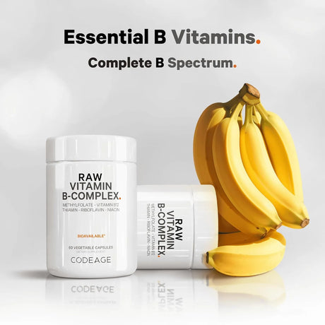 CODEAGE - Codeage Raw Vitamin B-Complex 60 Capsulas - The Red Vitamin MX - Suplementos Alimenticios - {{ shop.shopifyCountryName }}