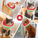Seyezo Cat Cone Collar Soft Watermelon Medium