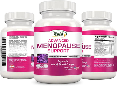 GOLD BANNER - Gold Banner Advanced Menopause Support 60 Capsulas - The Red Vitamin MX - Suplementos Alimenticios - {{ shop.shopifyCountryName }}