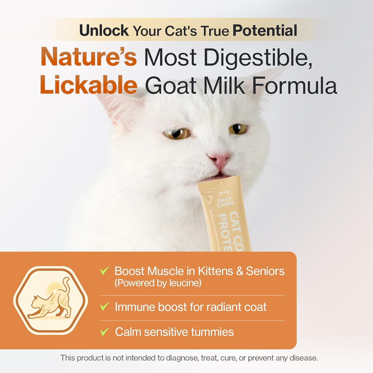 Dr.by Cat Colostrum Protein Cat Supplement Immune Support 30 Paquetes