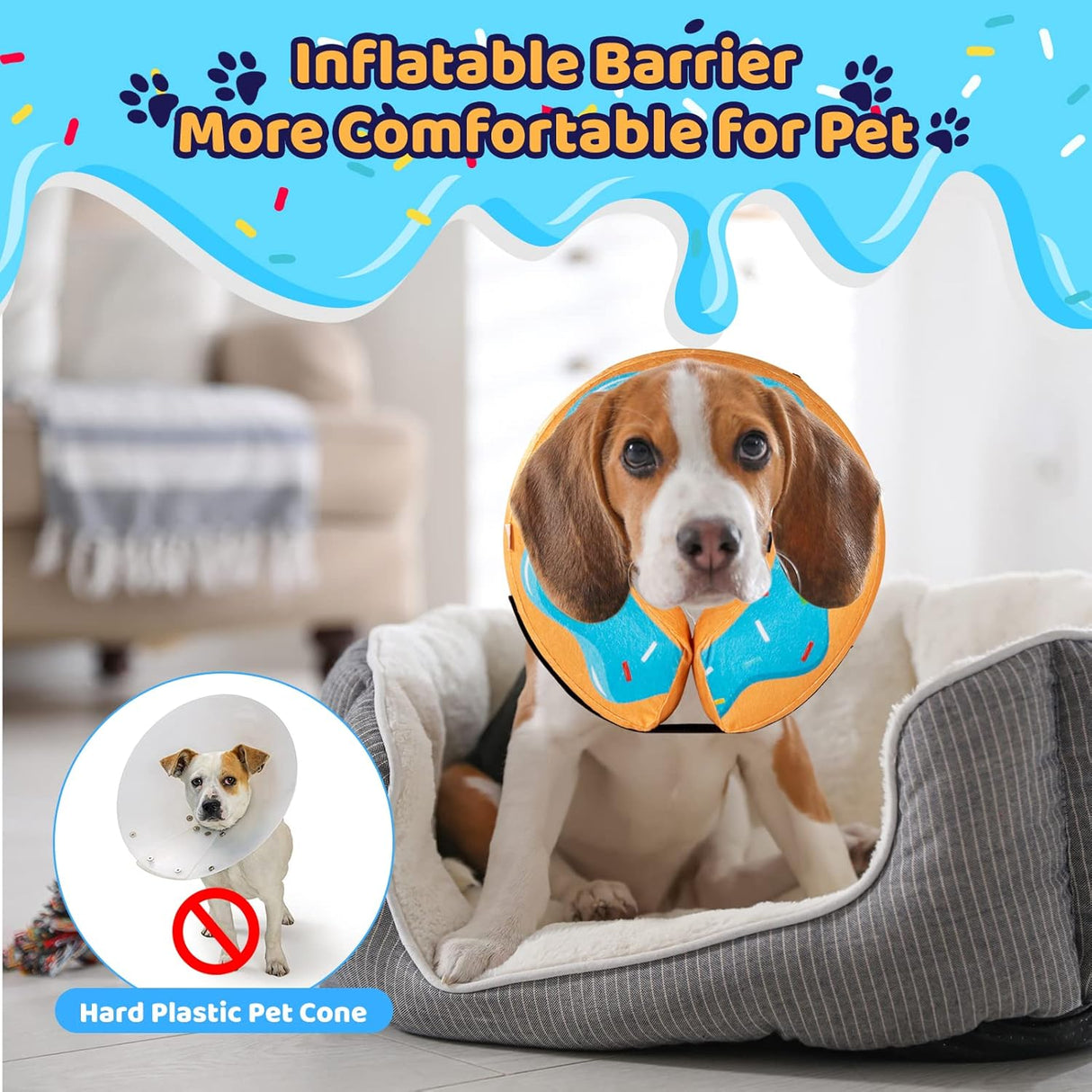 Grand Line Donut Inflatable Collar MEDIUM