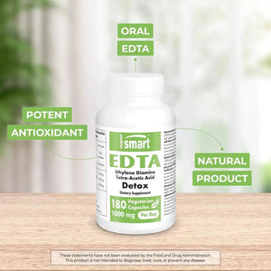 SUPER SMART - SuperSmart EDTA 1000Mg. 180 Capsulas - The Red Vitamin MX - Suplementos Alimenticios - {{ shop.shopifyCountryName }}