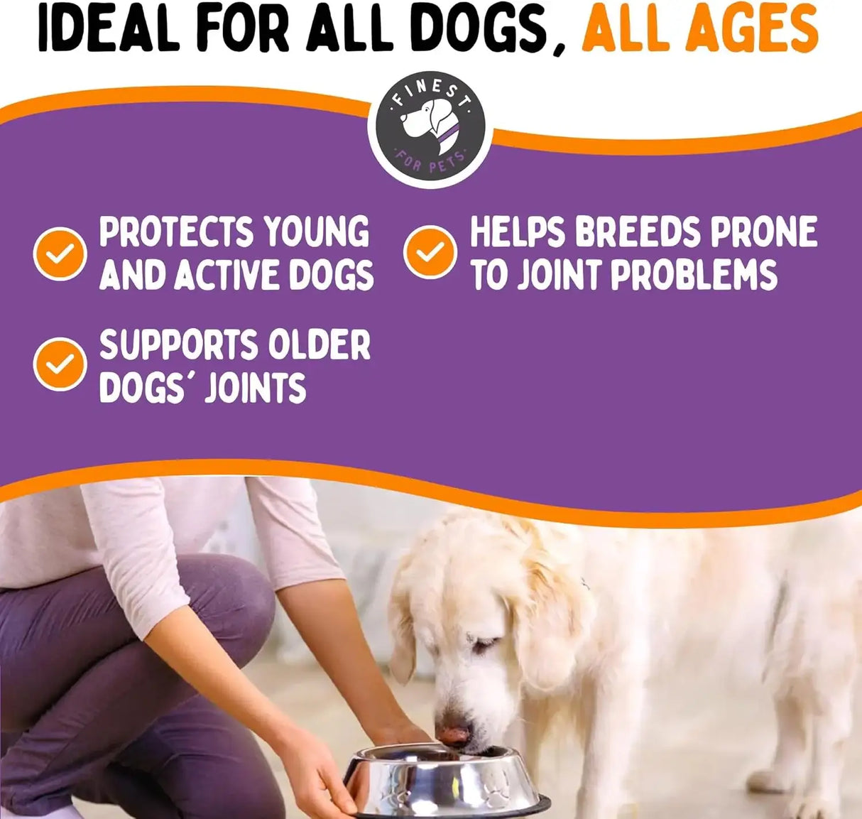 FINEST FOR PETS - Finest For Pets Joint Repair Hip and Joint Chews for Dogs Chicken Flavored 120 Masticables - The Red Vitamin MX - Cuidado De Cadera Y Articulaciones Para Perros - {{ shop.shopifyCountryName }}