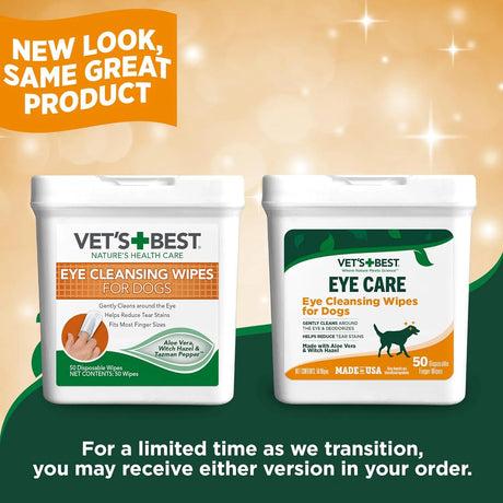 VET'S BEST - Vet's Best Eye Cleansing Wipes 50 Toallitas - The Red Vitamin MX - Cuidado De Los Ojos De Los Perros - {{ shop.shopifyCountryName }}