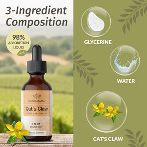 HERBAMAMA - HERBAMAMA Cat's Claw Tincture 2 Fl.Oz. - The Red Vitamin MX - Suplementos Alimenticios - {{ shop.shopifyCountryName }}