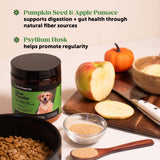 Pet Honesty Pumpkin Fiber Powder Supplement for Dogs 90 Servicios
