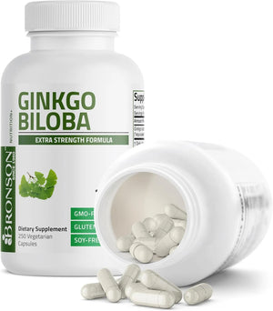 BRONSON - Bronson Ginkgo Biloba 500Mg. 250 Capsulas - The Red Vitamin MX - Suplementos Alimenticios - {{ shop.shopifyCountryName }}