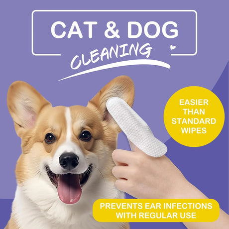 LISVEORY - Lisveory Pet Ear Cleaning Finger Wipes for Dogs & Cats 100 Toallitas - The Red Vitamin MX - Cuidado Del Oído De Perros - {{ shop.shopifyCountryName }}