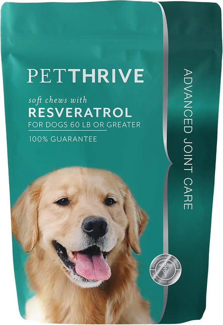 PETHRIVE - PetThrive Dog Hip and Joint Support Soft Chews Large Breed 90 Masticables - The Red Vitamin MX - Cuidado De Cadera Y Articulaciones Para Perros - {{ shop.shopifyCountryName }}
