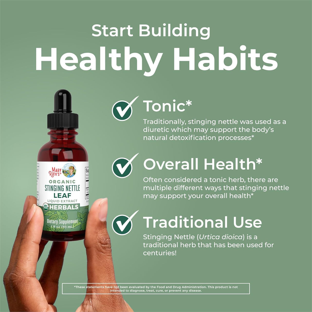 MARY RUTH ORGANICS - MaryRuth Organics Stinging Nettle Leaf Extract 1 Fl.Oz. - The Red Vitamin MX - Suplementos Alimenticios - {{ shop.shopifyCountryName }}