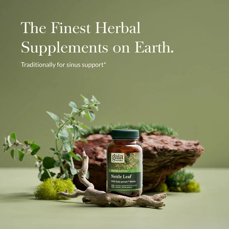 GAIA HERBS - Gaia Herbs Nettle Leaf 60 Capsulas - The Red Vitamin MX - Suplementos Alimenticios - {{ shop.shopifyCountryName }}