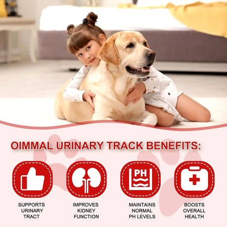 OIMMAL - Oimmal Cranberry Bladder Control Supplement for Dogs 180 Tabletas - The Red Vitamin MX - Salud De Tracto Urinario Para Perros - {{ shop.shopifyCountryName }}