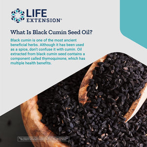 Life Extension Black Cumin Seed Oil 500Mg. 60 Capsulas Blandas