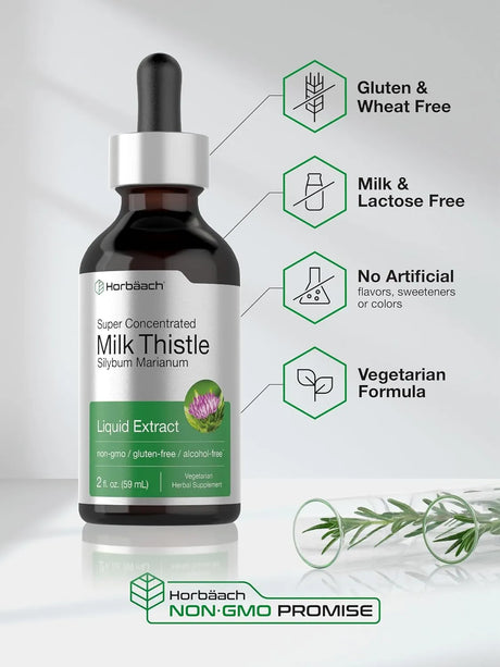 HORBAACH - Horbaach Milk Thistle Extract Liquid 2 Fl.Oz. - The Red Vitamin MX - Suplementos Alimenticios - {{ shop.shopifyCountryName }}