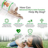 VETSMART - VetSmart Formulas Advanced Hip & Joint Tablets 120 Tabletas Masticables - The Red Vitamin MX - Cuidado De Cadera Y Articulaciones Para Perros - {{ shop.shopifyCountryName }}