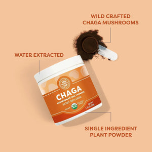 VIMERGY - Vimergy USDA Organic Wild Chaga Mushroom Extract Powder 50Gr. - The Red Vitamin MX - Suplementos Alimenticios - {{ shop.shopifyCountryName }}