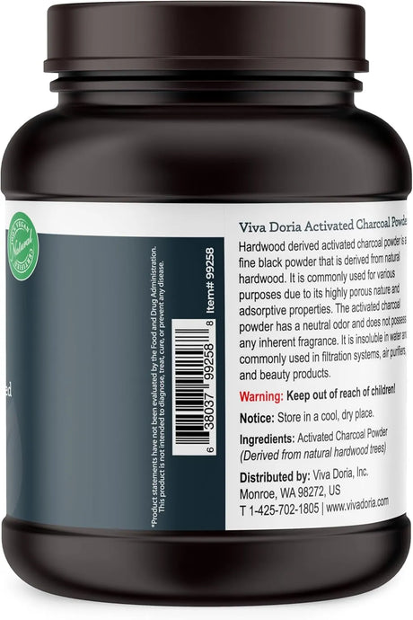 VIVA DORIA - Viva Doria Virgin Activated Charcoal Powder 454Gr. - The Red Vitamin MX - Suplementos Alimenticios - {{ shop.shopifyCountryName }}