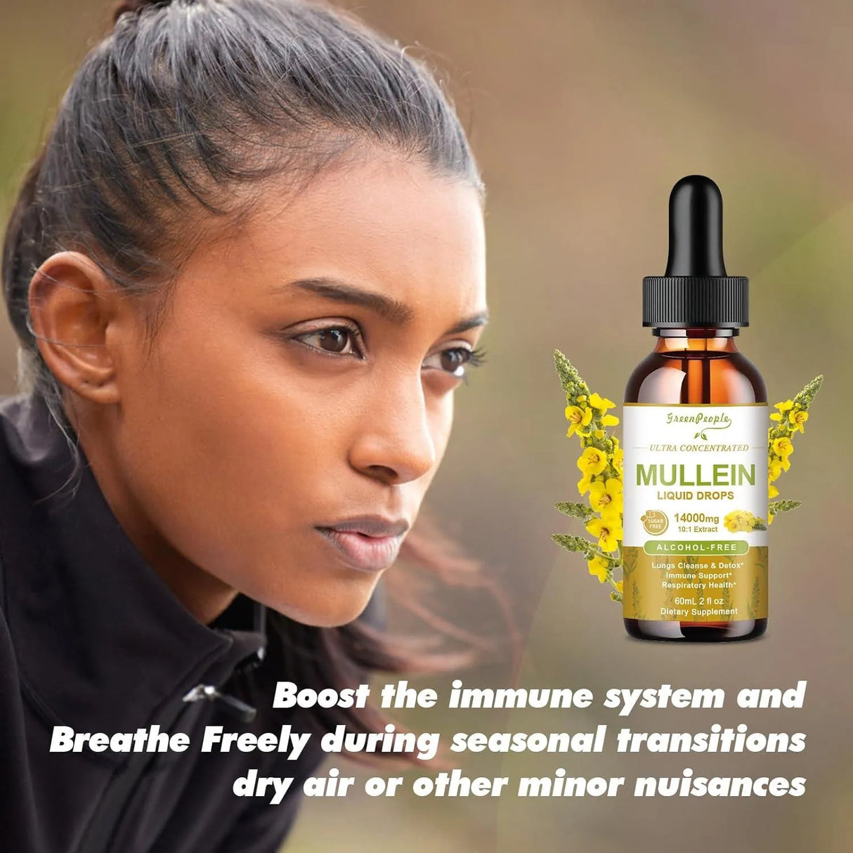 GREENPEOPLE - GreenPeople Mullein Leaf Extract Drops for Lungs 2 Fl.Oz. - The Red Vitamin MX - Suplementos Alimenticios - {{ shop.shopifyCountryName }}