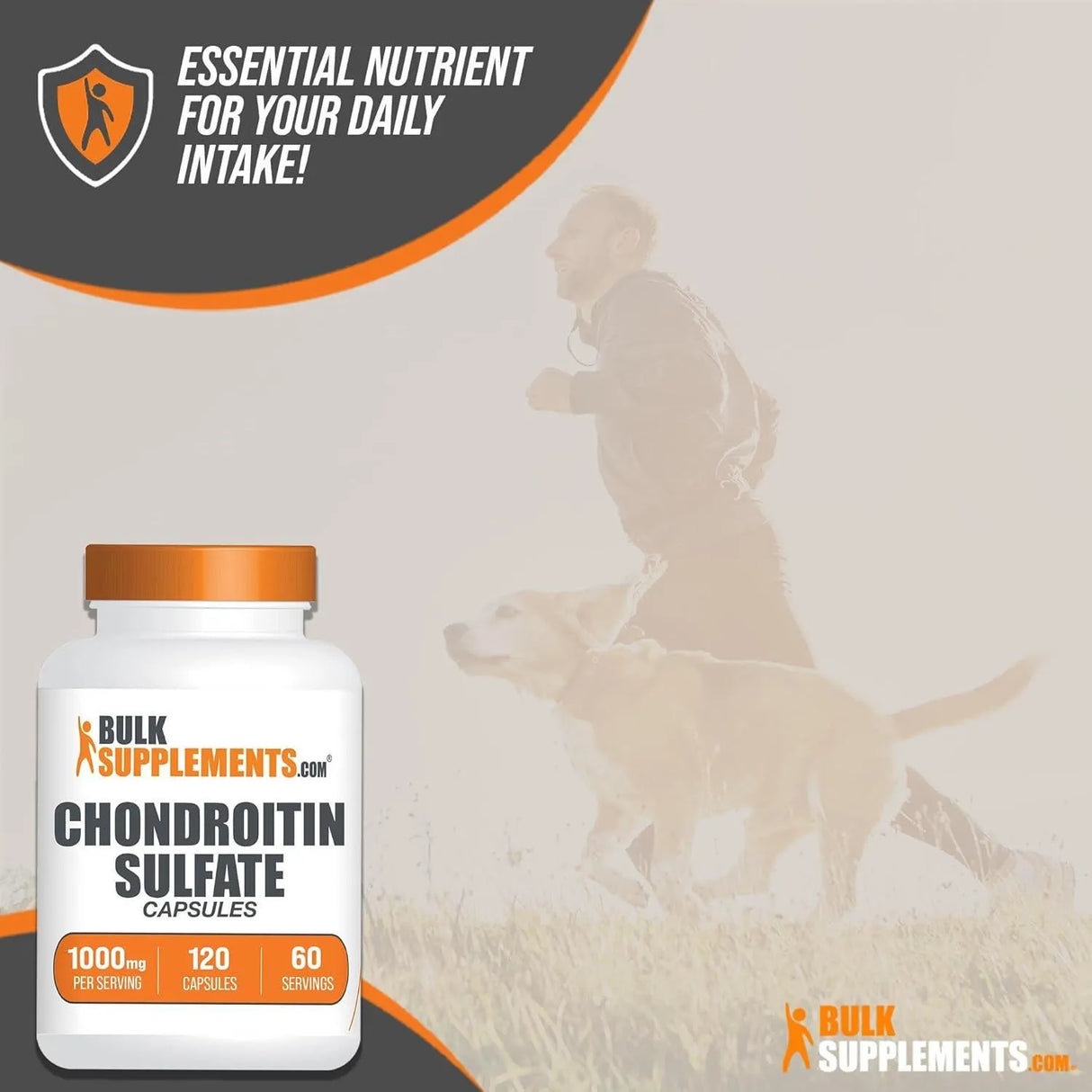 BULK SUPPLEMENTS - Bulk Supplements Chondroitin Sulfate 1000Mg. 120 Capsulas - The Red Vitamin MX - Suplementos Alimenticios - {{ shop.shopifyCountryName }}