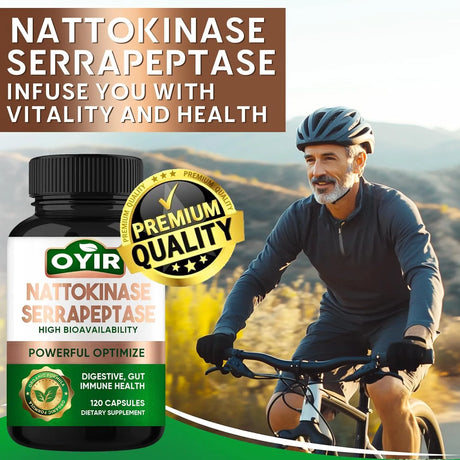 OYIR - OYIR Nattokinase 12,000 FU 120 Capsulas - The Red Vitamin MX - Suplementos Alimenticios - {{ shop.shopifyCountryName }}