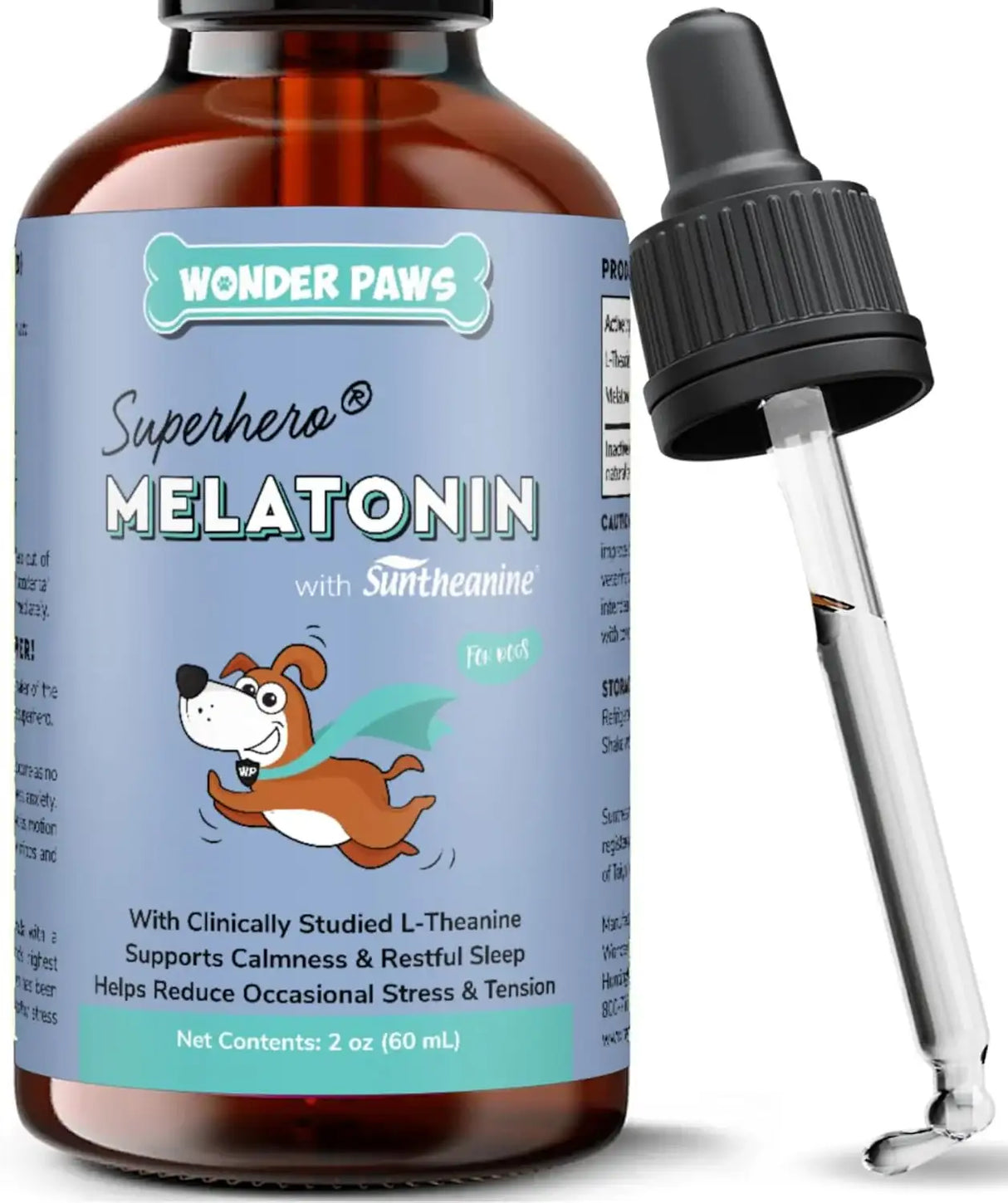 WONDER PAWS - WONDER PAWS Melatonin for Dogs 60Ml. - The Red Vitamin MX - Relajantes Para Perros - {{ shop.shopifyCountryName }}