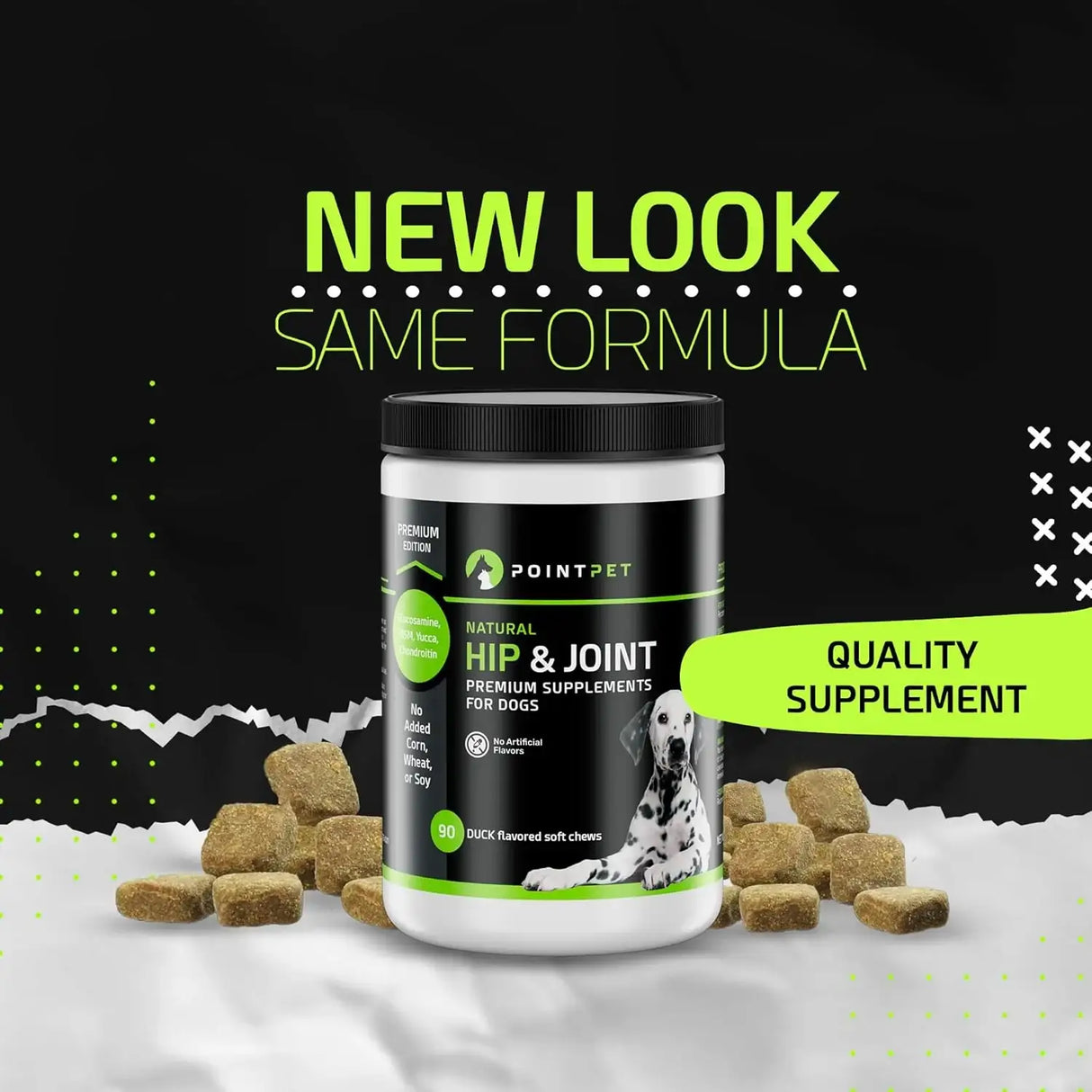 POINTPET - PointPet Hip & Joint Glucosamine for Dogs 90 Masticables - The Red Vitamin MX - Cuidado De Cadera Y Articulaciones Para Perros - {{ shop.shopifyCountryName }}