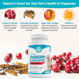 WANDERFOUND PETS - Wanderfound Pets Ultimate Cranberry Bladder UTI Support for Dogs 90 Tabletas Masticables - The Red Vitamin MX - Salud De Tracto Urinario Para Perros - {{ shop.shopifyCountryName }}