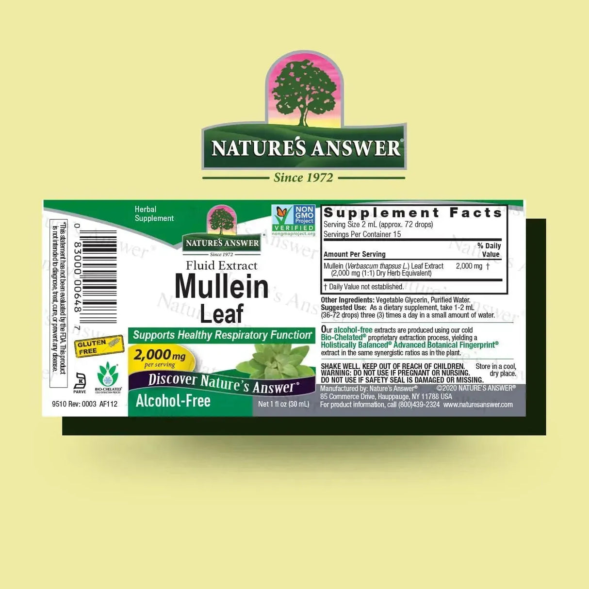 NATURE´S ANSWER - Nature's Answer Mullein Drops for Lungs 1 Fl.Oz. 2 Pack - The Red Vitamin MX - Suplementos Alimenticios - {{ shop.shopifyCountryName }}