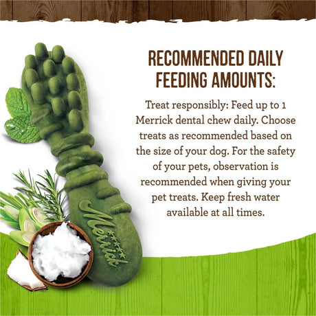 MERRICK - Merrick Fresh Kisses Natural Dental Chews For Large Dogs Over 50 Lbs 16 Piezas - The Red Vitamin MX - Cuidado Dental Para Perros - {{ shop.shopifyCountryName }}