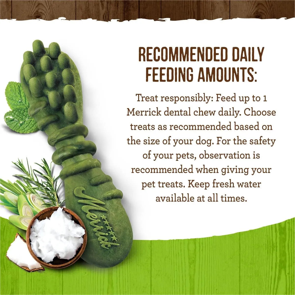 MERRICK - Merrick Fresh Kisses Natural Dental Chews For Large Dogs Over 50 Lbs 7 Piezas - The Red Vitamin MX - Cuidado Dental Para Perros - {{ shop.shopifyCountryName }}