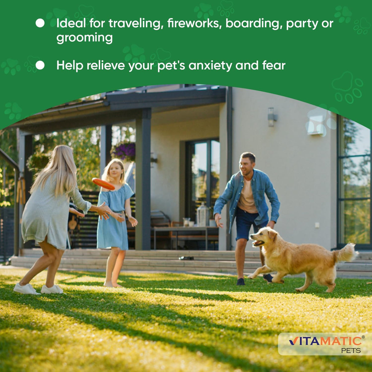 Vitamatic Melatonin for Dogs Beef Flavor 6Mg. 120 Tabletas Masticables