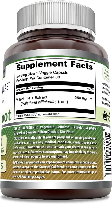 AMAZING FORMULAS - Amazing Formulas Valerian Root 4:1 Extract 250Mg. 60 Capsulas - The Red Vitamin MX - Suplementos Alimenticios - {{ shop.shopifyCountryName }}