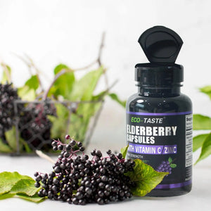 ECO-TASTE - ECO-TASTE Elderberry 120 Capsulas - The Red Vitamin MX - Suplementos Alimenticios - {{ shop.shopifyCountryName }}