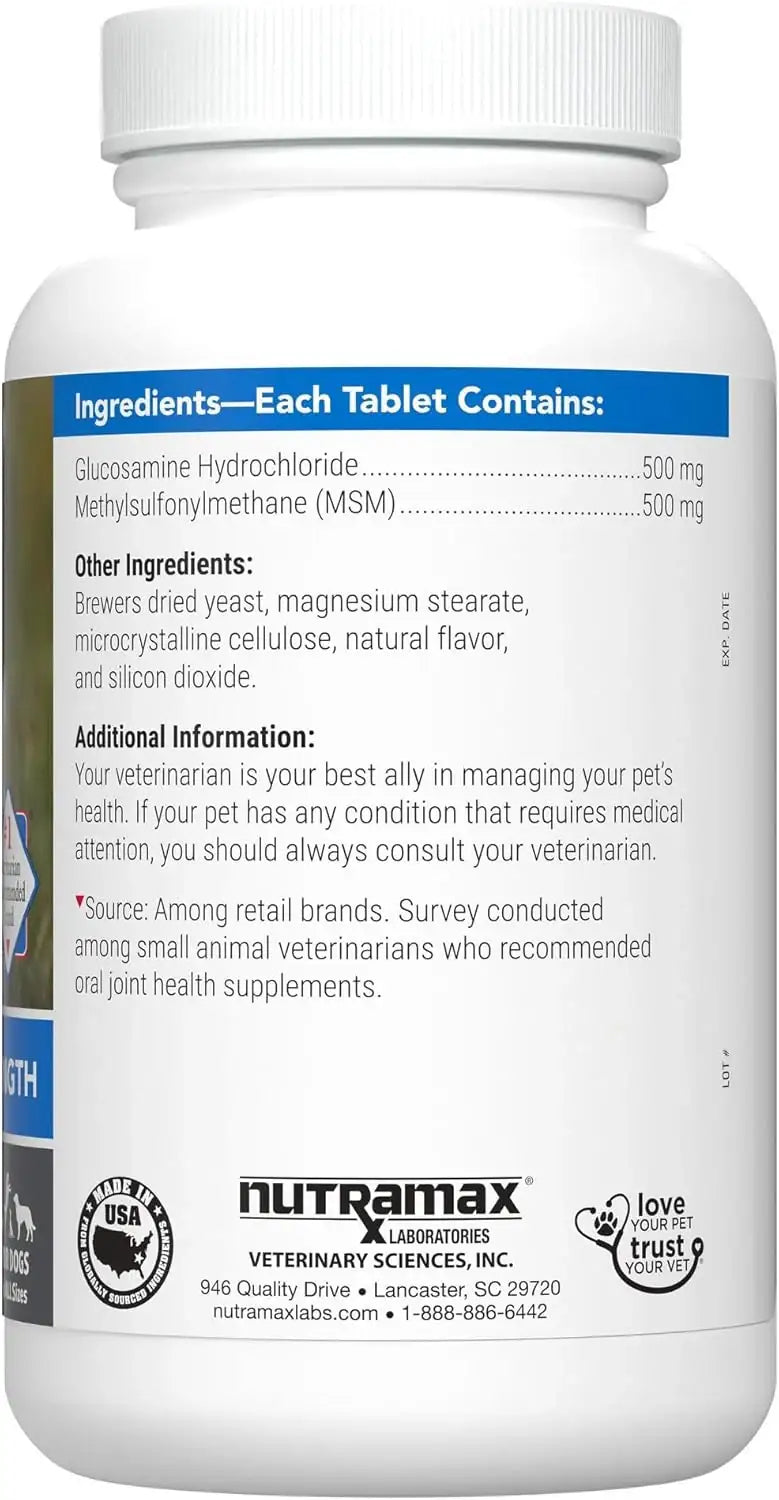 NUTRAMAX - Nutramax Cosequin Standard Strength Joint Health Supplement for Dogs 75 Tabletas Masticables - The Red Vitamin MX - Cuidado De Cadera Y Articulaciones Para Perros - {{ shop.shopifyCountryName }}