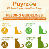 Puyrzoe Cat Multivitamin 500 Masticables