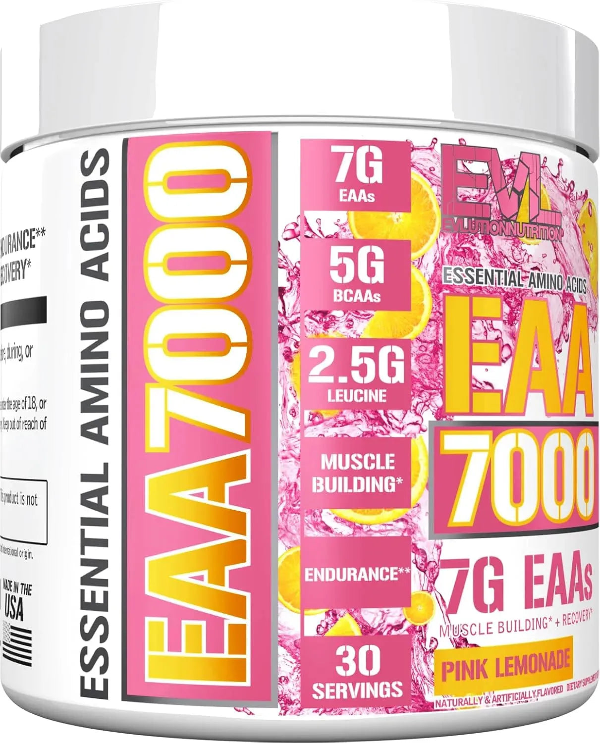 EVLUTION - Evlution Nutrition EAA7000 30 Servicios Pink Lemonade 309Gr. - The Red Vitamin MX - Suplementos Alimenticios - {{ shop.shopifyCountryName }}