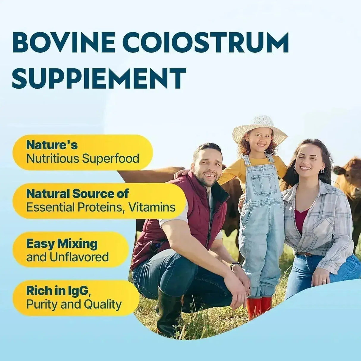 ENERGIEVOLL - Energievoll Bovine Colostrum Powder Unflavored 50 Servicios 150Gr. - The Red Vitamin MX - Suplementos Alimenticios - {{ shop.shopifyCountryName }}