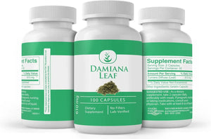 PURE ORIGINAL INGREDIENTS - Pure Original Ingredients Damiana Leaf 100 Capsulas - The Red Vitamin MX - Suplementos Alimenticios - {{ shop.shopifyCountryName }}