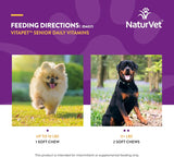 NATURVET - NaturVet VitaPet Senior Daily Vitamin Dog 120 Masticables - The Red Vitamin MX - Multivitamínicos Para Perros - {{ shop.shopifyCountryName }}