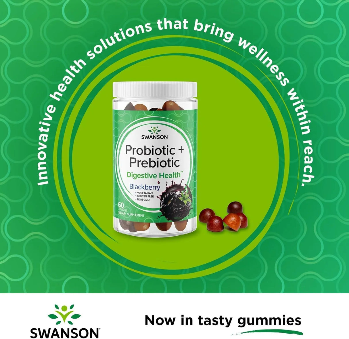SWANSON - Swanson Probiotic + Prebiotic Gummies 60 Gomitas 2 Pack - The Red Vitamin MX - Suplementos Alimenticios - {{ shop.shopifyCountryName }}