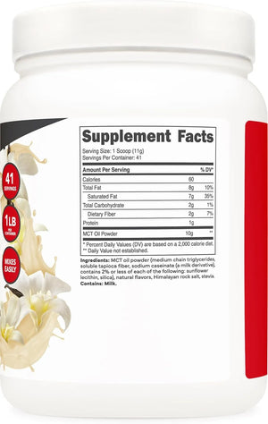 KETOLOGIC - Ketologic MCT Oil Powder French Vanilla 454Gr. - The Red Vitamin MX - Suplementos Alimenticios - {{ shop.shopifyCountryName }}