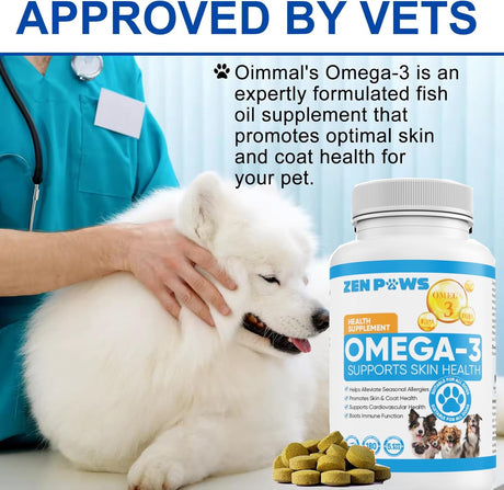 ZENPAWS - Zenpaws Omega 3 Fish Oil for Dogs 180 Tabletas Masticables - The Red Vitamin MX - Aceite De Pescado Para Perros - {{ shop.shopifyCountryName }}
