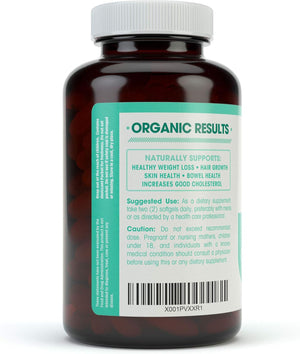 Natures Wellness Organic Coconut Oil 2000Mg. 120 Capsulas Blandas