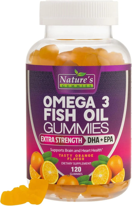 NATURE'S NUTRITION - Nature's Nutrition Omega 3 Fish Oil Gummies 120 Gomitas - The Red Vitamin MX - Suplementos Alimenticios - {{ shop.shopifyCountryName }}