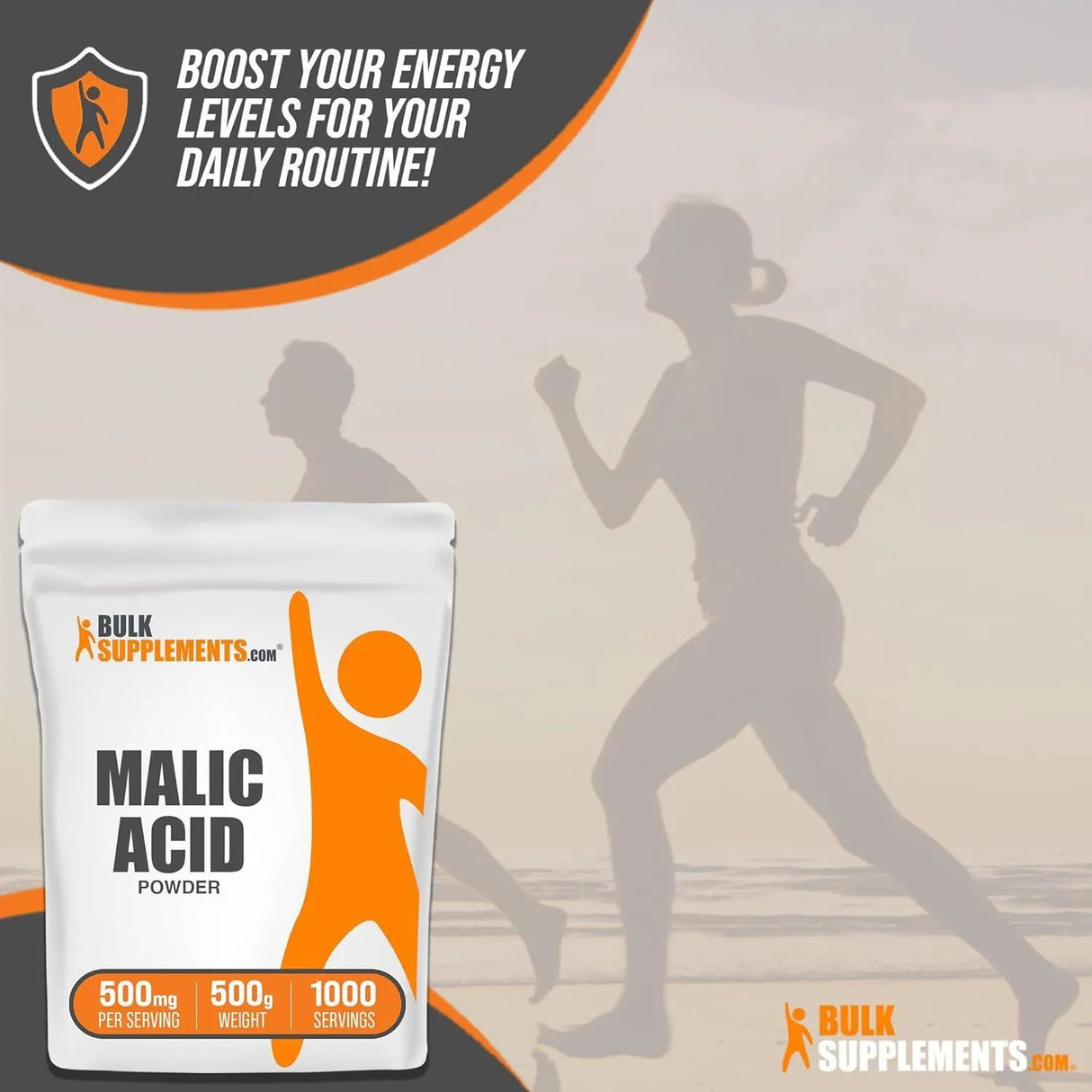 BULK SUPPLEMENTS - Bulk Supplements Malic Acid Powder 500Gr. - The Red Vitamin MX - Suplementos Alimenticios - {{ shop.shopifyCountryName }}