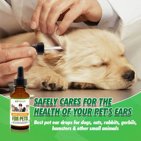 NATRULO - Natrulo Natural Ear Cleaner for Dogs 1 Fl.Oz. - The Red Vitamin MX - Cuidado Del Oído De Perros - {{ shop.shopifyCountryName }}
