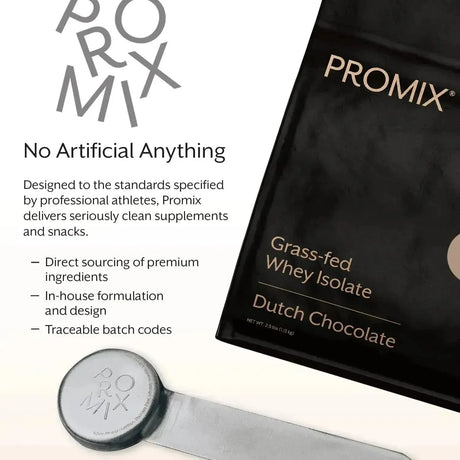 PROMIX - Promix Grass-Fed Whey Protein Isolate Powder Chocolate 2.5 Lbs. - The Red Vitamin MX - Suplementos Alimenticios - {{ shop.shopifyCountryName }}