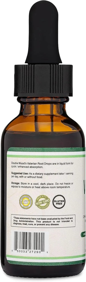 DOUBLE WOOD SUPPLEMENTS - Double Wood Supplements Valerian Root Drops for Sleep 1 Fl.Oz. - The Red Vitamin MX - Suplementos Alimenticios - {{ shop.shopifyCountryName }}