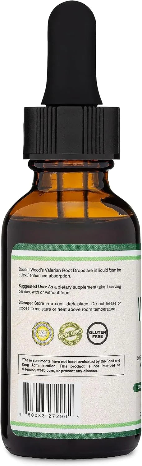 DOUBLE WOOD SUPPLEMENTS - Double Wood Supplements Valerian Root Drops for Sleep 1 Fl.Oz. - The Red Vitamin MX - Suplementos Alimenticios - {{ shop.shopifyCountryName }}