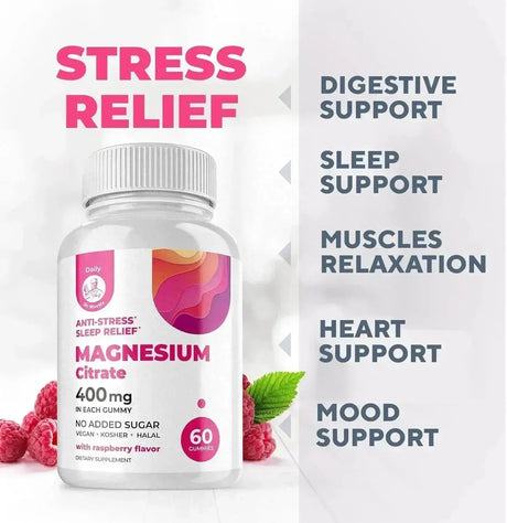 DR. MORITZ - DR. MORITZ Magnesium Gummies Sugar-Free 400Mg. 60 Gomitas - The Red Vitamin MX - Suplementos Alimenticios - {{ shop.shopifyCountryName }}
